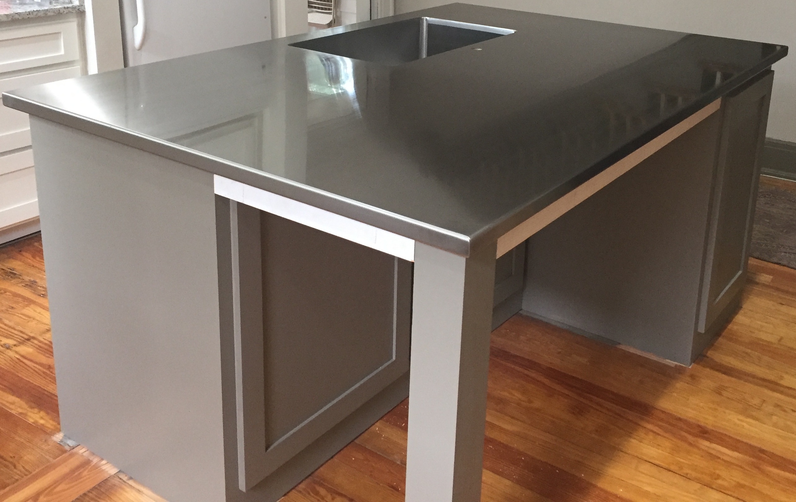 Stainless counter top